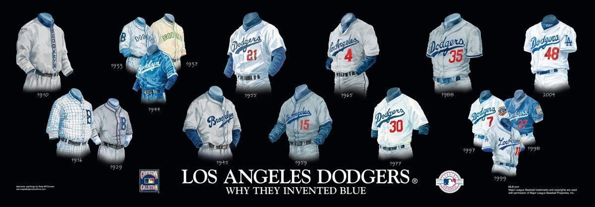 1955 brooklyn dodgers uniform