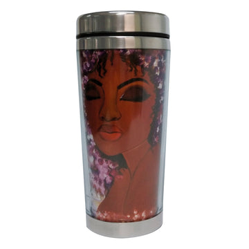 Love God by Sylvia "Gbaby" Cohen: African American Travel Mug/Tumbler