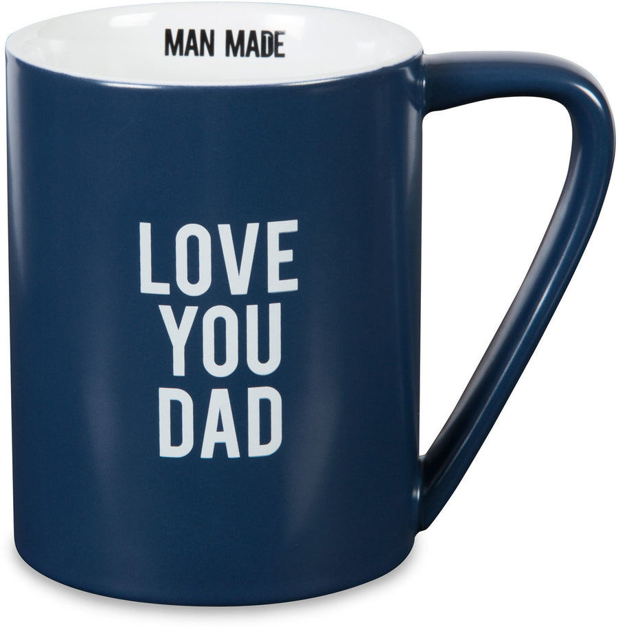 Love You Dad Coffee Mug (Mad Made) by Pavilion Gifts (Front)