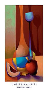 Simple Pleasures-Art-Maurice Evans-14x26.5 Inches-Unframed-The Black Art Depot