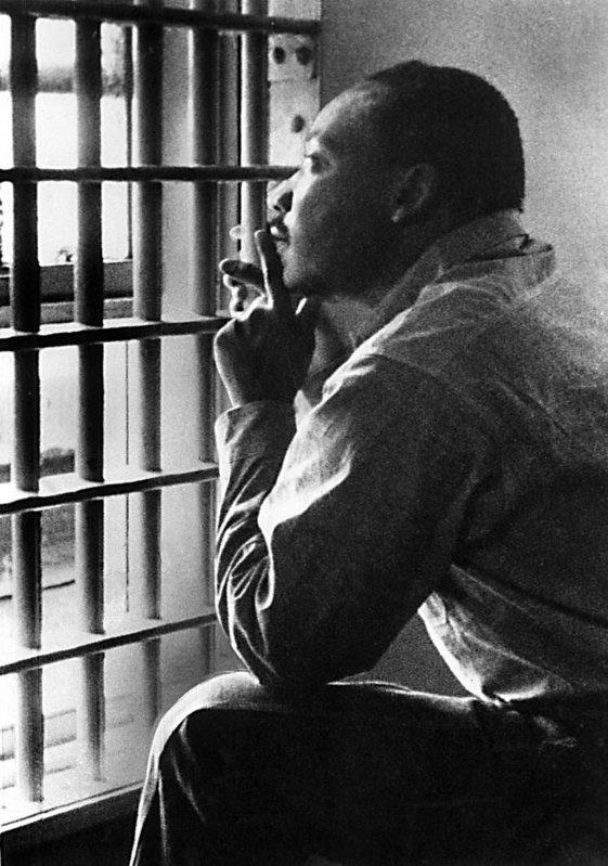 Martin Luther King Jr. at The Birmingham Jail by The Everett Collection