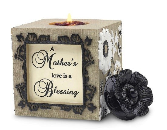 A Mother's Love Tea Light Holder: Modeles Collection by Pavilion Gifts