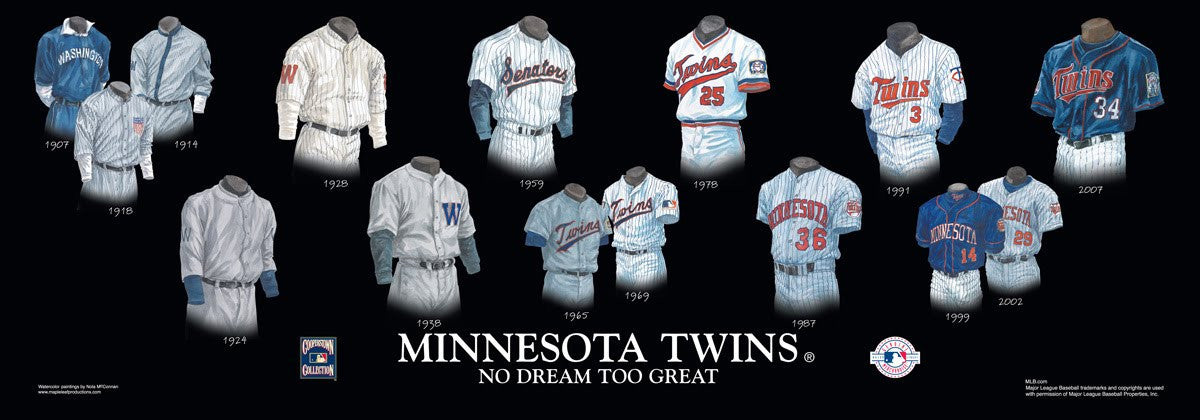 Minnesota Twins: No Dream Too Great Uniform/Jersey Poster – The Black Art  Depot