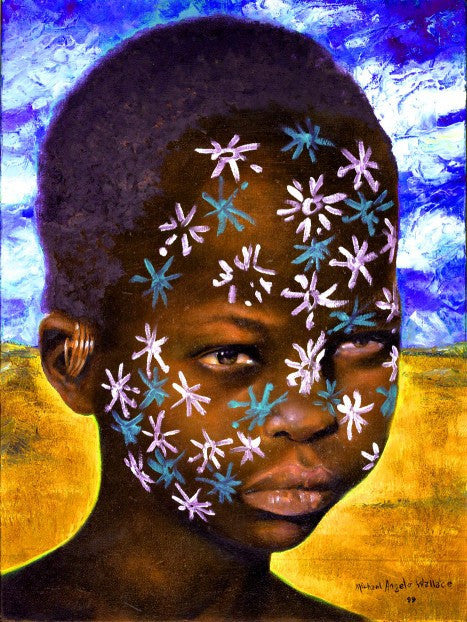 Painted Faces - Stars by Micheal Wallace