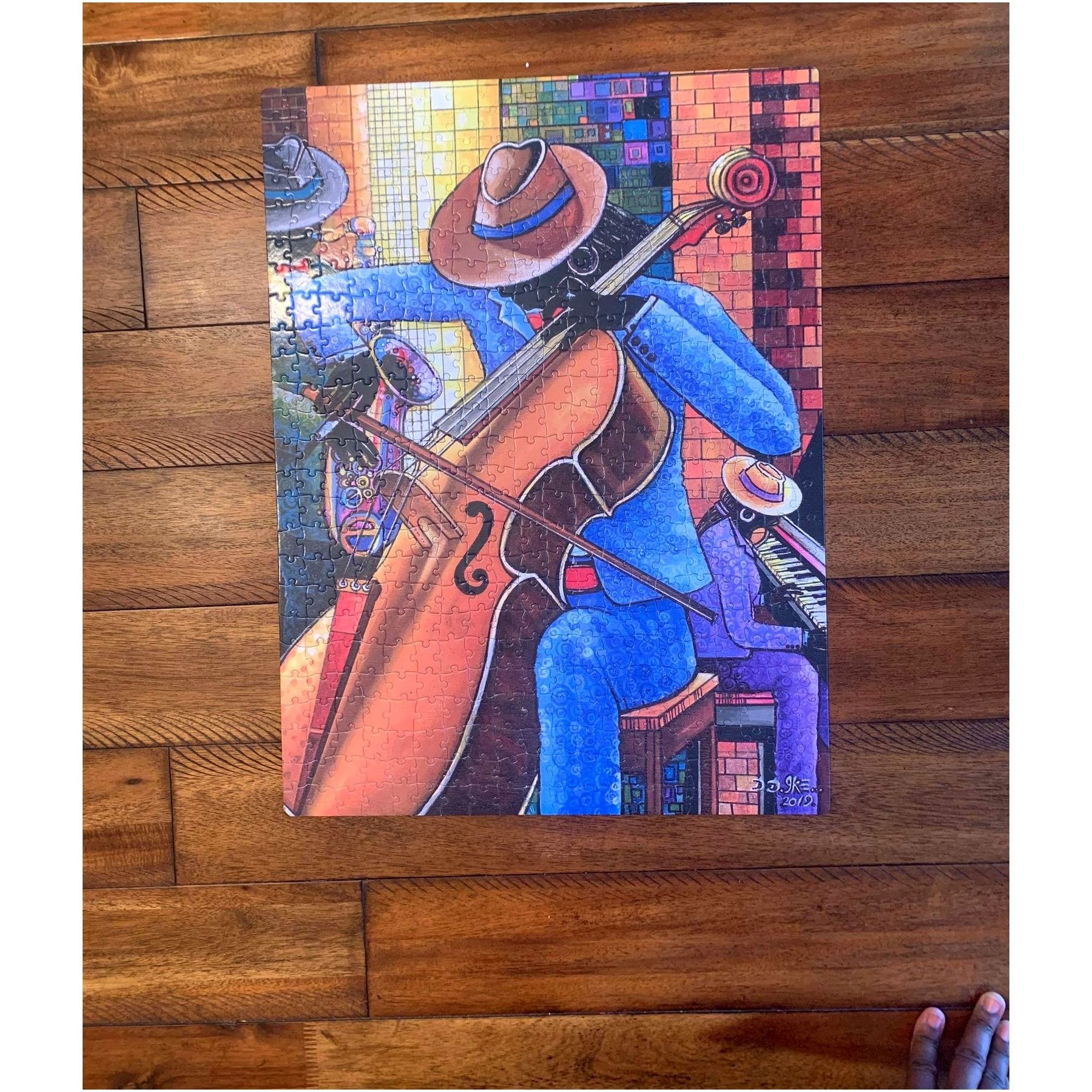 6 of 7: Mood Music by D.D. Ike: African American Jigsaw Puzzle