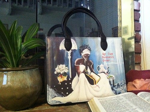 3 of 4: My Cup Runneth Over Bible Bag by Annie Lee (Front)