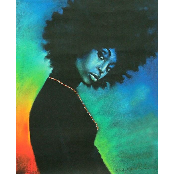 Natural Woman II-Art-Andrew Nichols-24.25x19.25 inches-Unframed-Full Color-The Black Art Depot