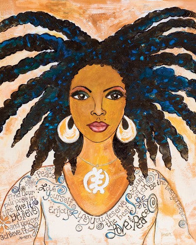 Nubian Queen Magnet by Sylvia "GBaby" Cohen