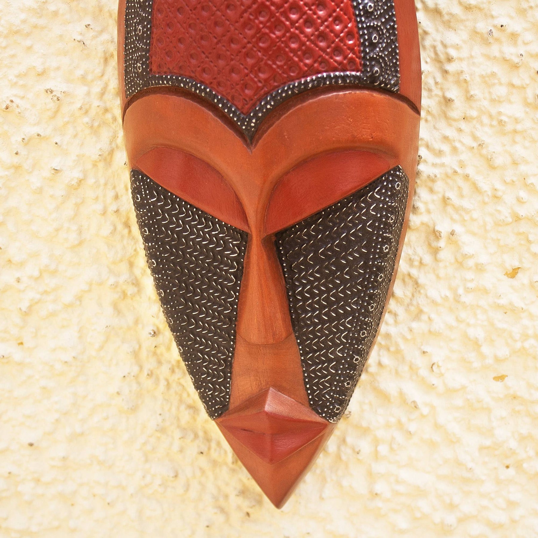 4 of 5: Beautiful Queen: Authentic African Mask by Victor Dushie