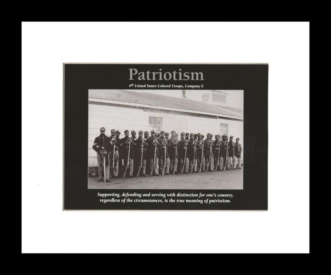 Patriotism (Black Civil War Soldiers) by D'azi Productions (Black Frame)