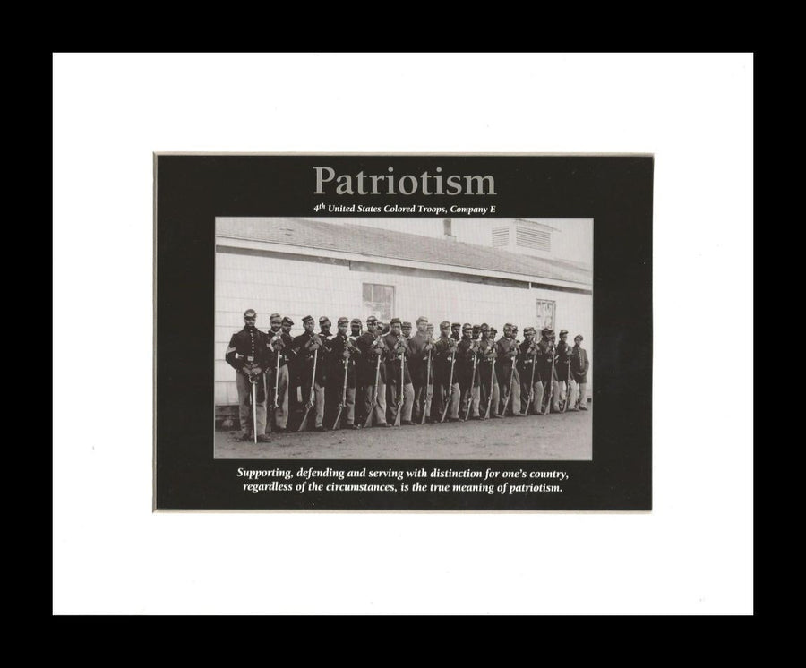 Patriotism (Black Civil War Soldiers) by D'azi Productions (Black Frame)