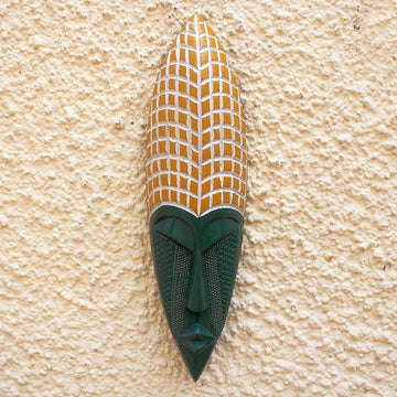 Peace and Love: Authentic African Mask by Victor Dushie