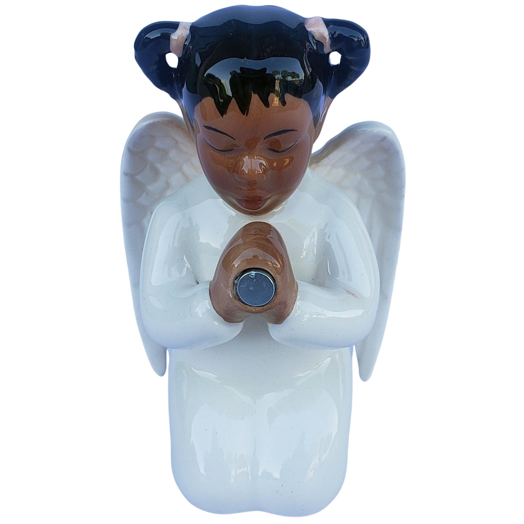 6 of 14: Praying Angels: African American Salt and Pepper Shaker Set