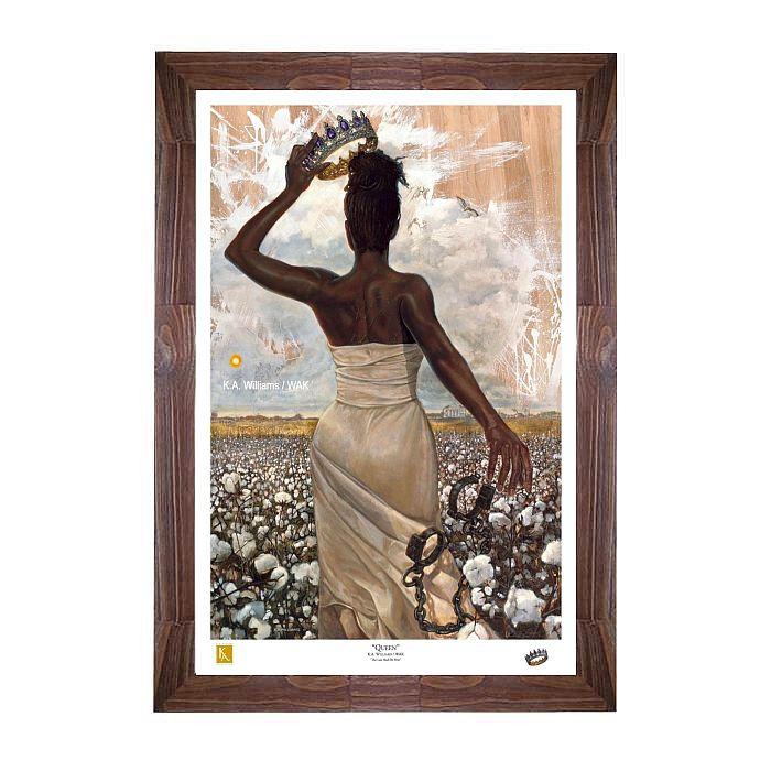 3 of 4: Queen by K.A. Williams (Brown Frame)