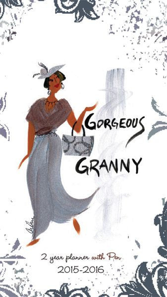 Gorgeous Granny 2015-2016 African American Checkbook Planner