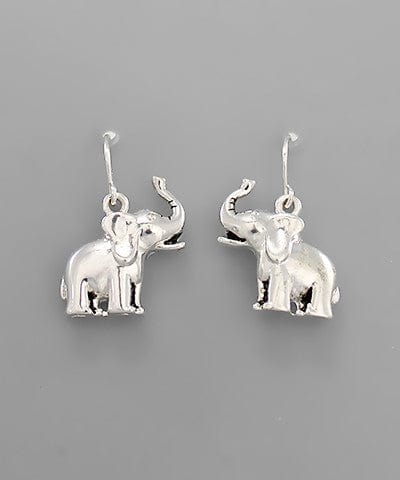 Elephant Charm Earrings