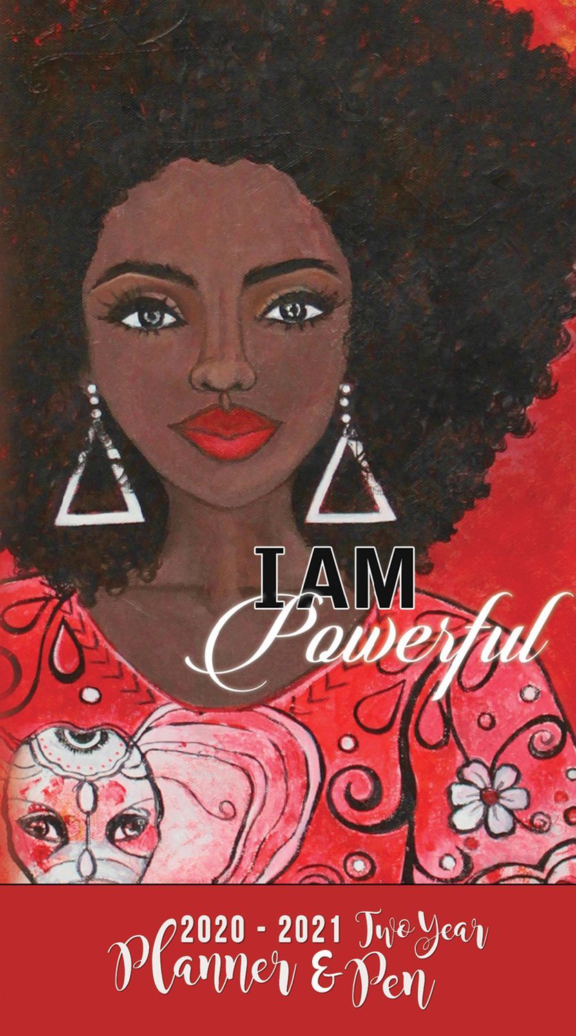 I Am Powerful: 2020-2021 Two Year African American Checkbook Planner by GBaby