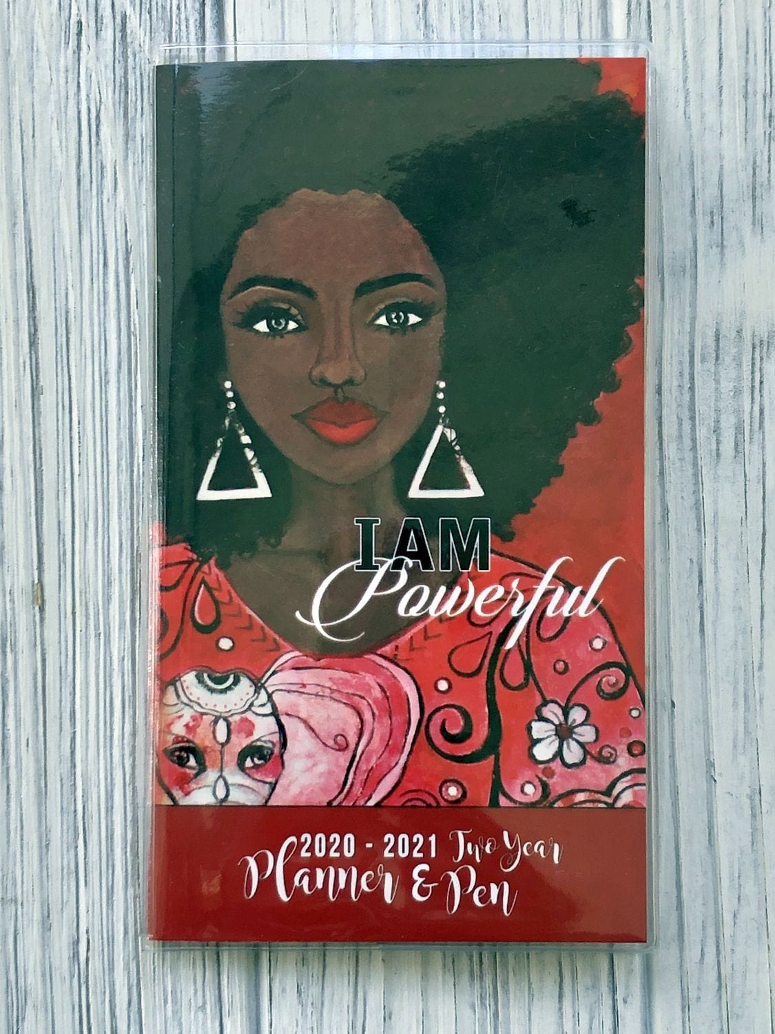 3 of 8: I Am Powerful: 2020-2021 Two Year African American Checkbook Planner by GBaby