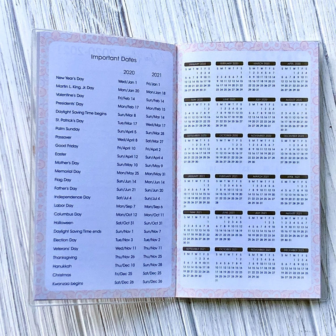 I Am Powerful: 2020-2021 Two Year African American Checkbook Planner by GBaby (Interior)