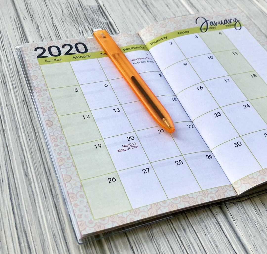 I Am Powerful: 2020-2021 Two Year African American Checkbook Planner by GBaby (Interior)