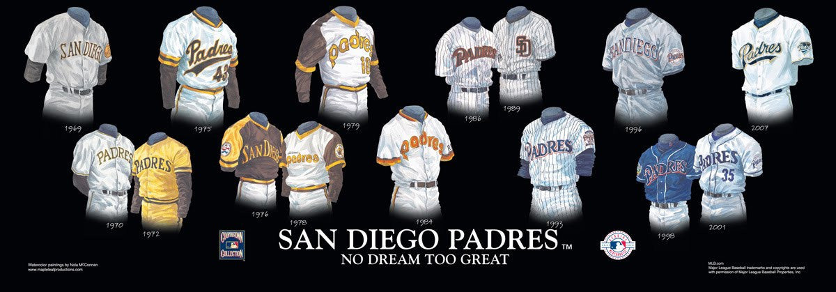 San Diego Padres: No Dream Too Great Uniform/Jersey Poster – The