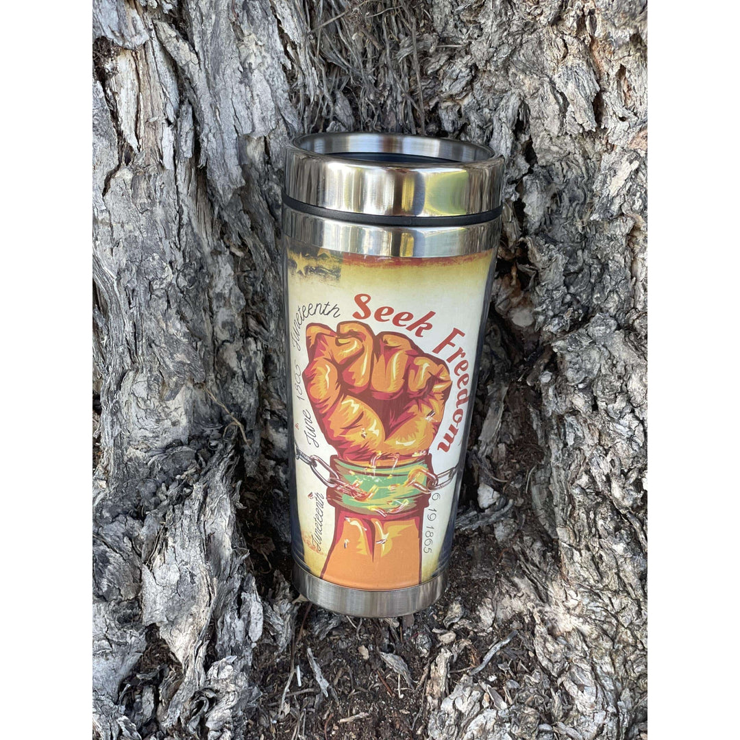 Juneteenth (Seek Freedom): African American Travel Mug/Tumbler