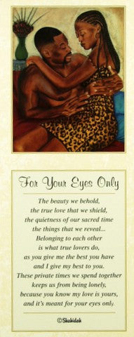 For Your Eyes Only by Shahidah and Gerald Ivey