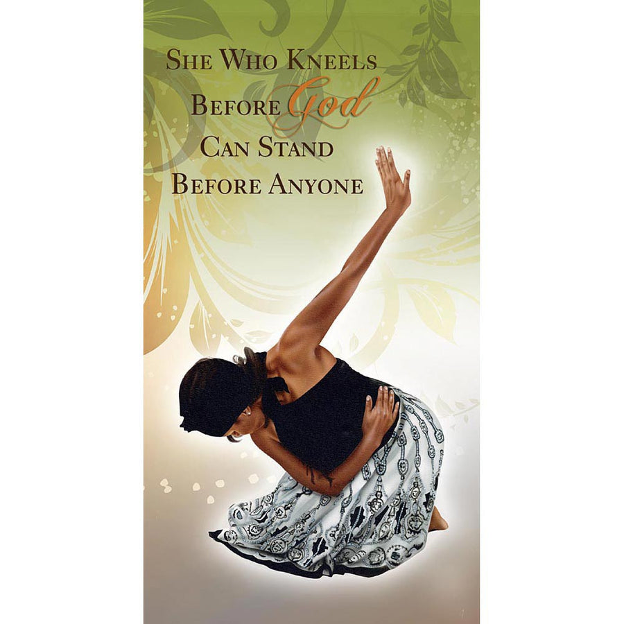 She Who Kneels: 2016 African American Checkbook Planner (Front)