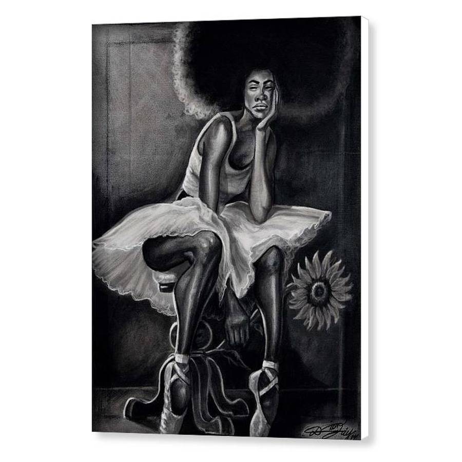 2 of 2: Sister Ballerina by Dion Pollard (Canvas)