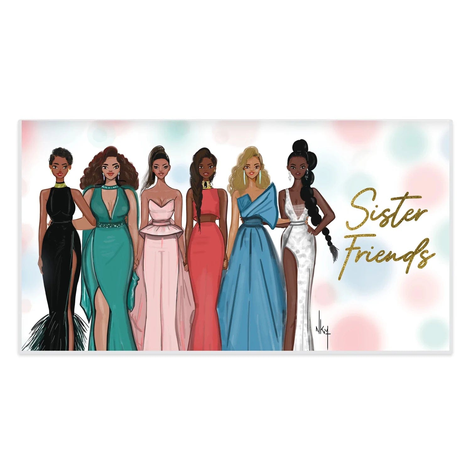 Sister Friends 20232024 Two Year African American Pocket Calendar
