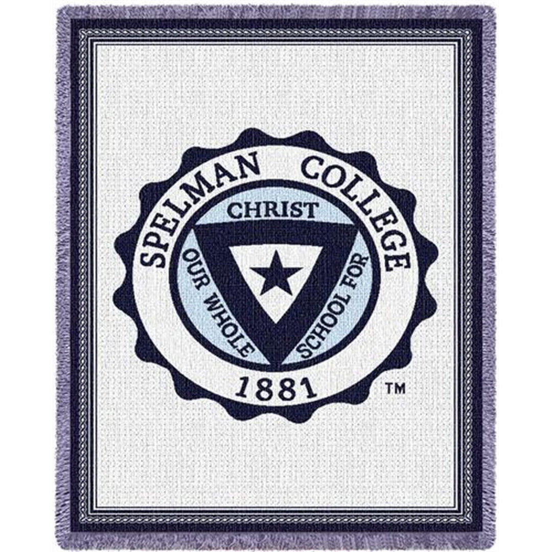 Spelman College Tapestry Throw Blanket by Pure Country Weavers