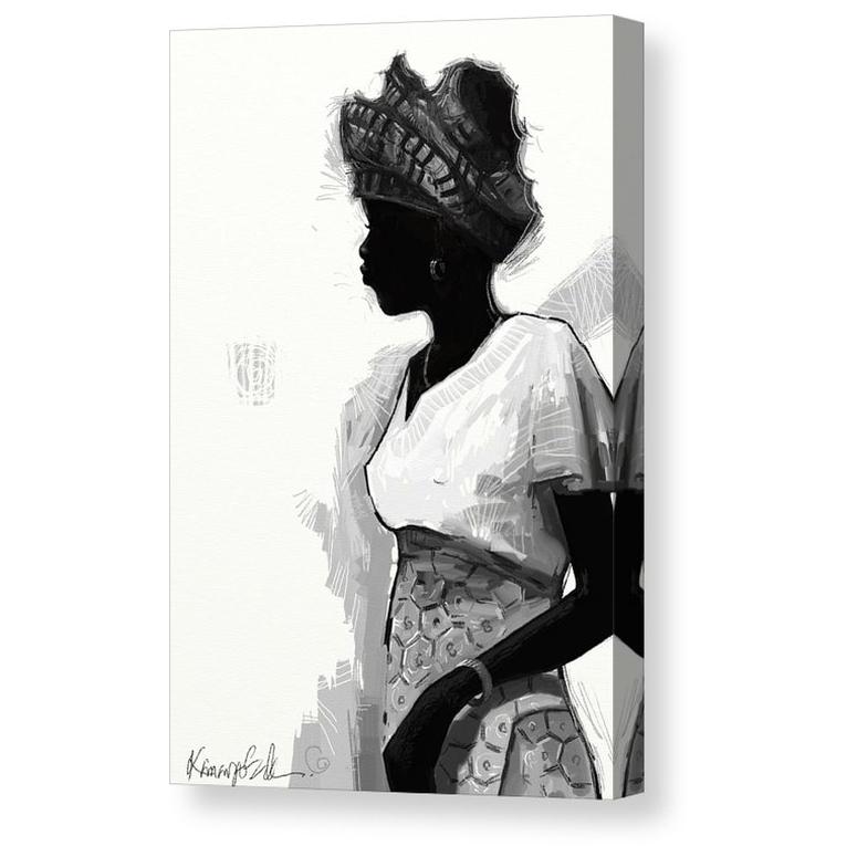 Nigerian Lady: Girl on the Move by Kanayo Ede (Canvas)