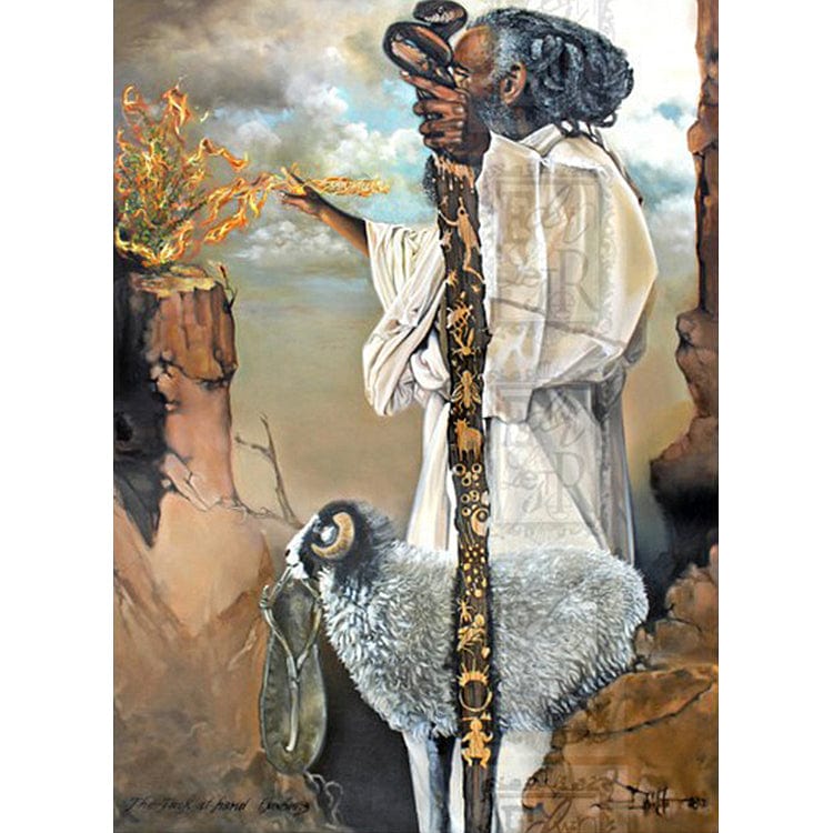 1 of 2: The Task at Hand (Moses) by Edwin Lester