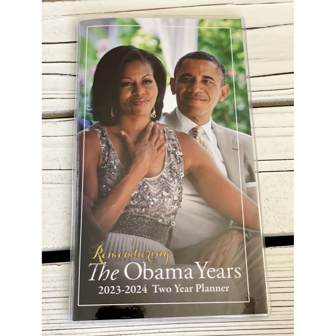 The Obama Years: 2023-2024 Two Year Black History Checkbook Planner (Front)