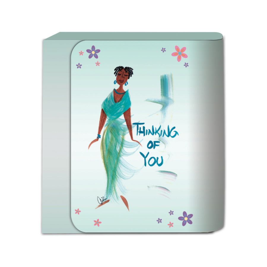 Thinking of You: African American Assorted Boxed Note Card Set by Cidne Wallace