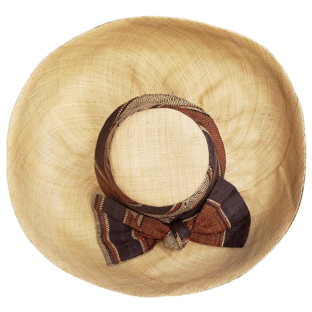 Toavina: Hand Woven Madagascar Big Brim Raffia Sun Hat