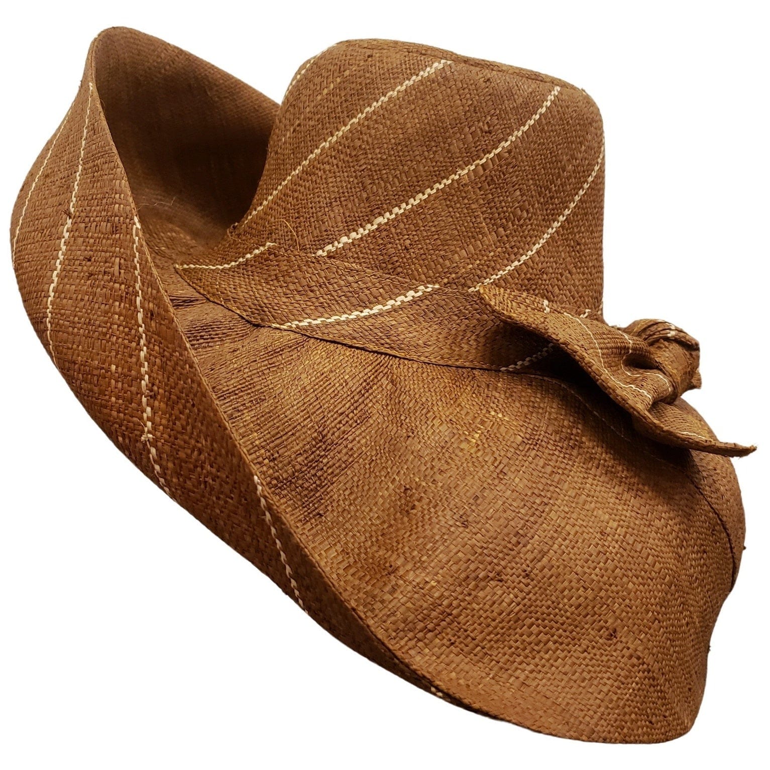 3 of 5: Tsanta: Hand Woven Madagascar Big Brim Raffia Sun Hat