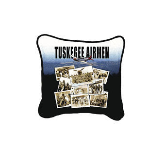 Tuskegee Airmen Tapestry Throw Pillow