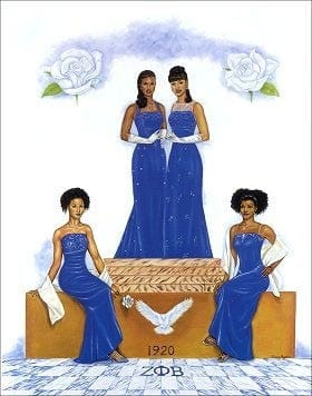 Zeta Phi Beta Pride by Johnny Myers