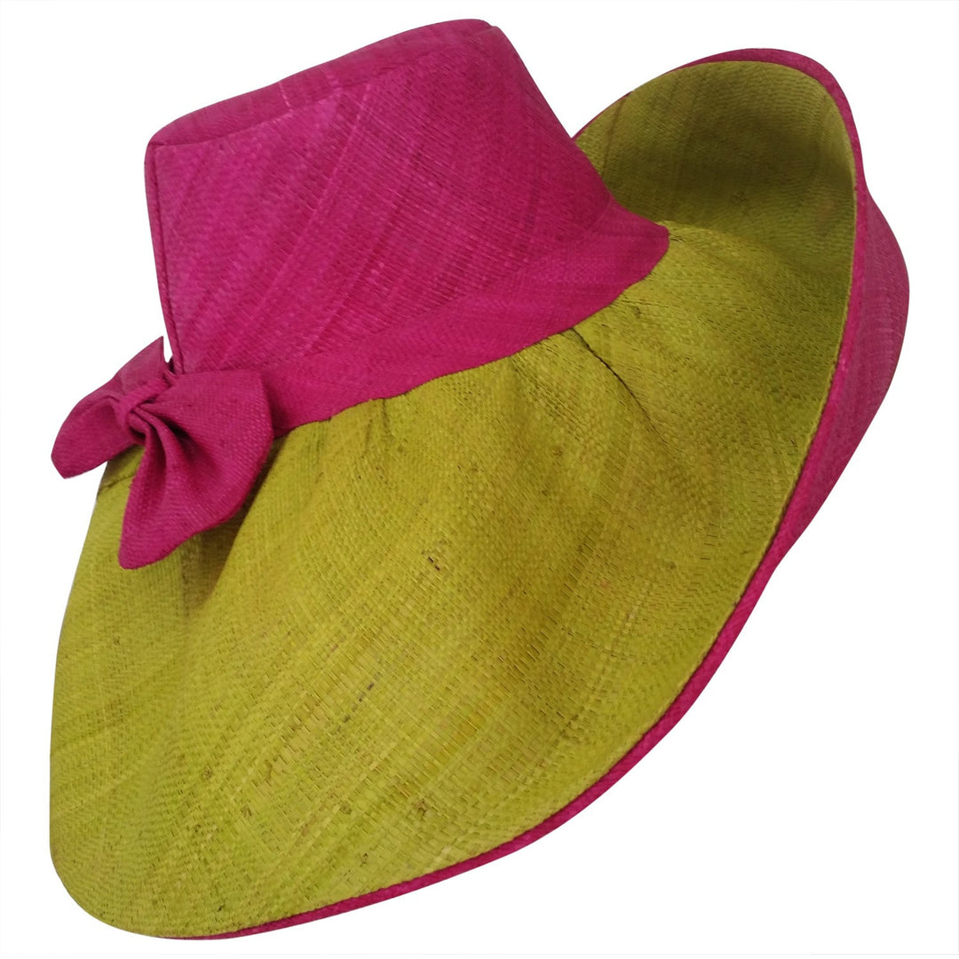Alpha Kappa Alpha Inspired Raffia Sun Hats-The Black Art Depot