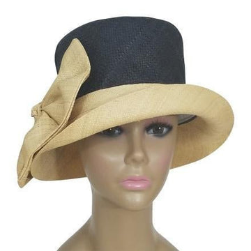 Raffia Bell Shaped with Bow - The Black Art Depot