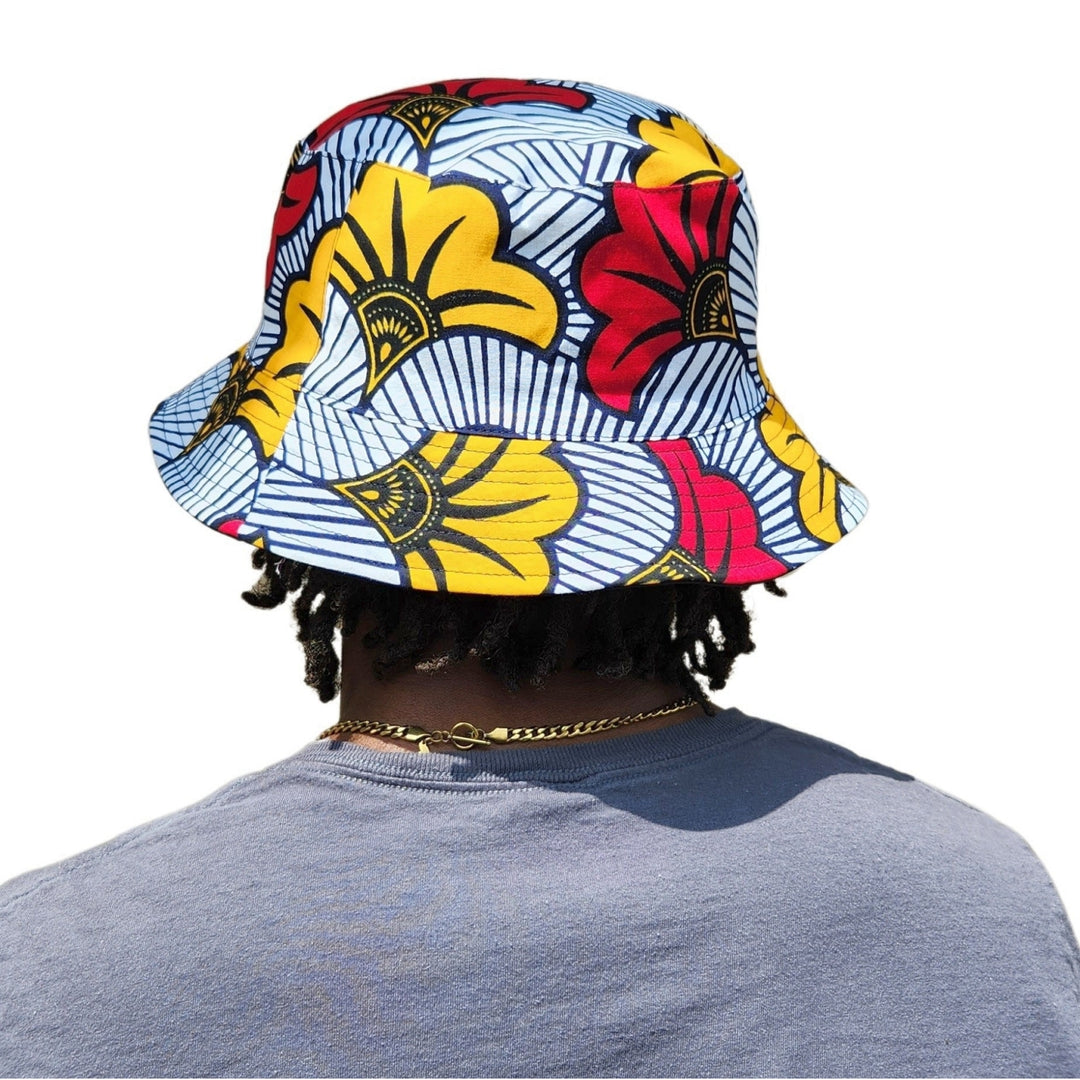 Addae: Ankara/African Wax Print Bucket Hat