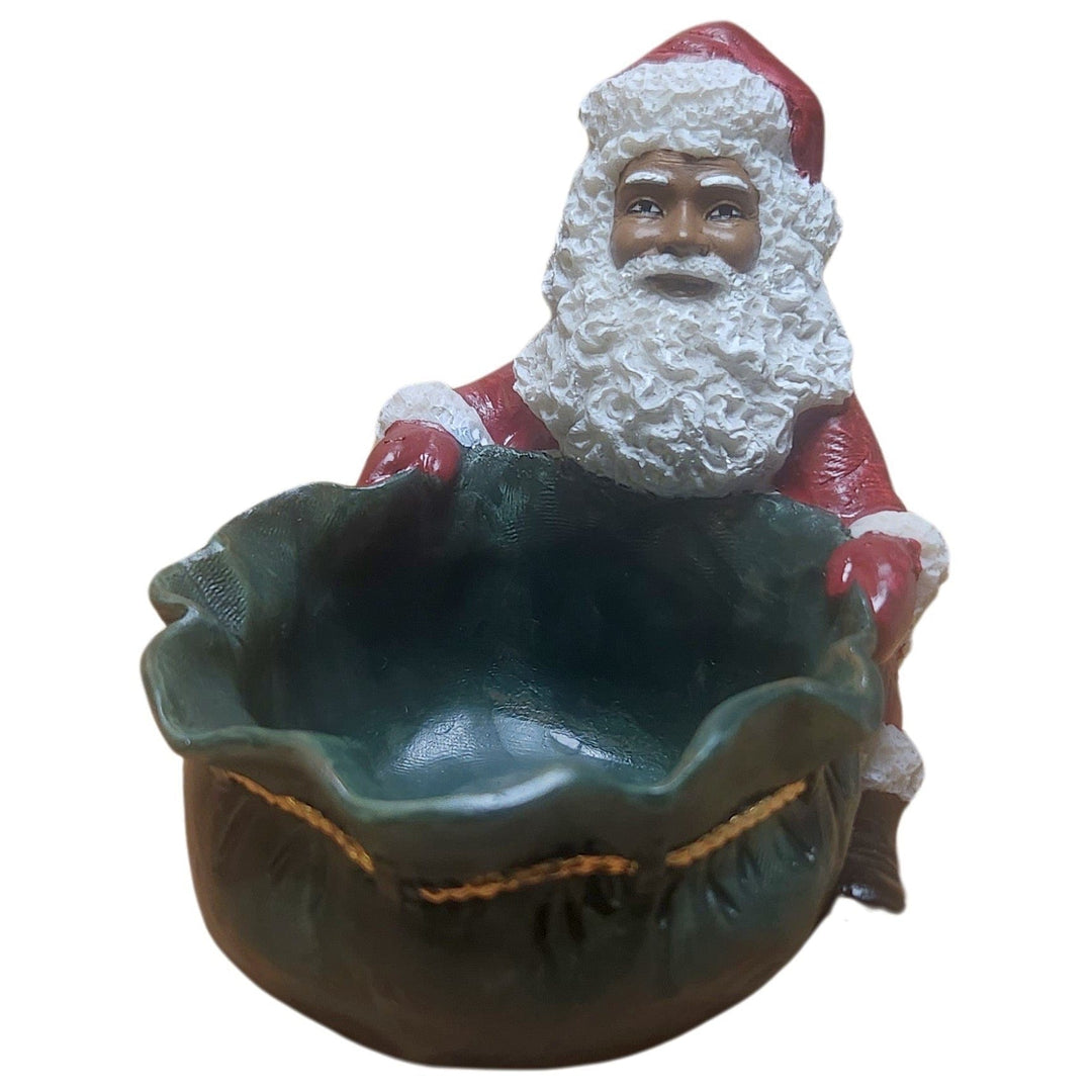 African American Santa Claus Candy Tray (Small)