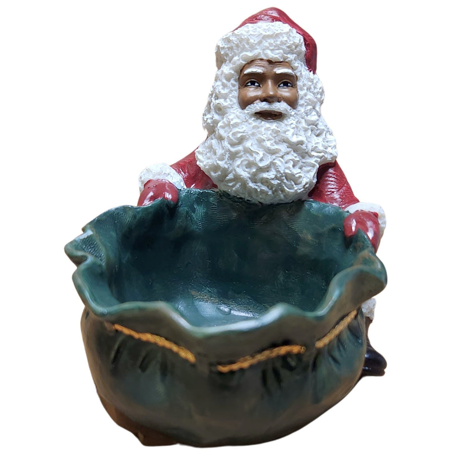 African American Santa Claus Candy Tray (Small)