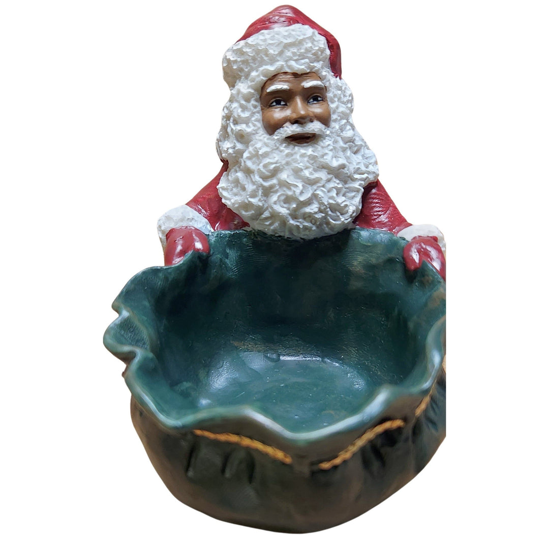 African American Santa Claus Candy Tray (Small)