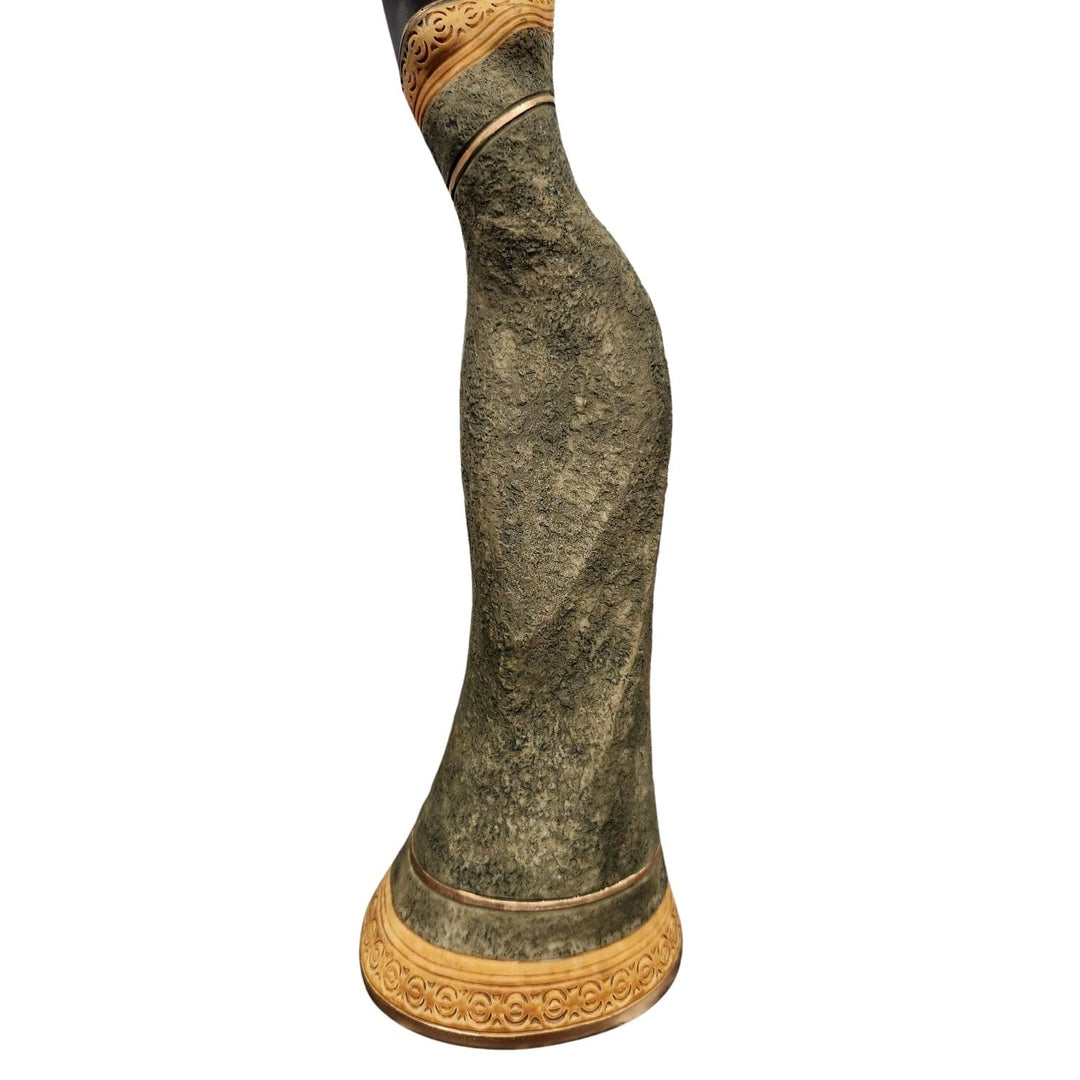 African American Woman Votive Candleholder II (Olive)