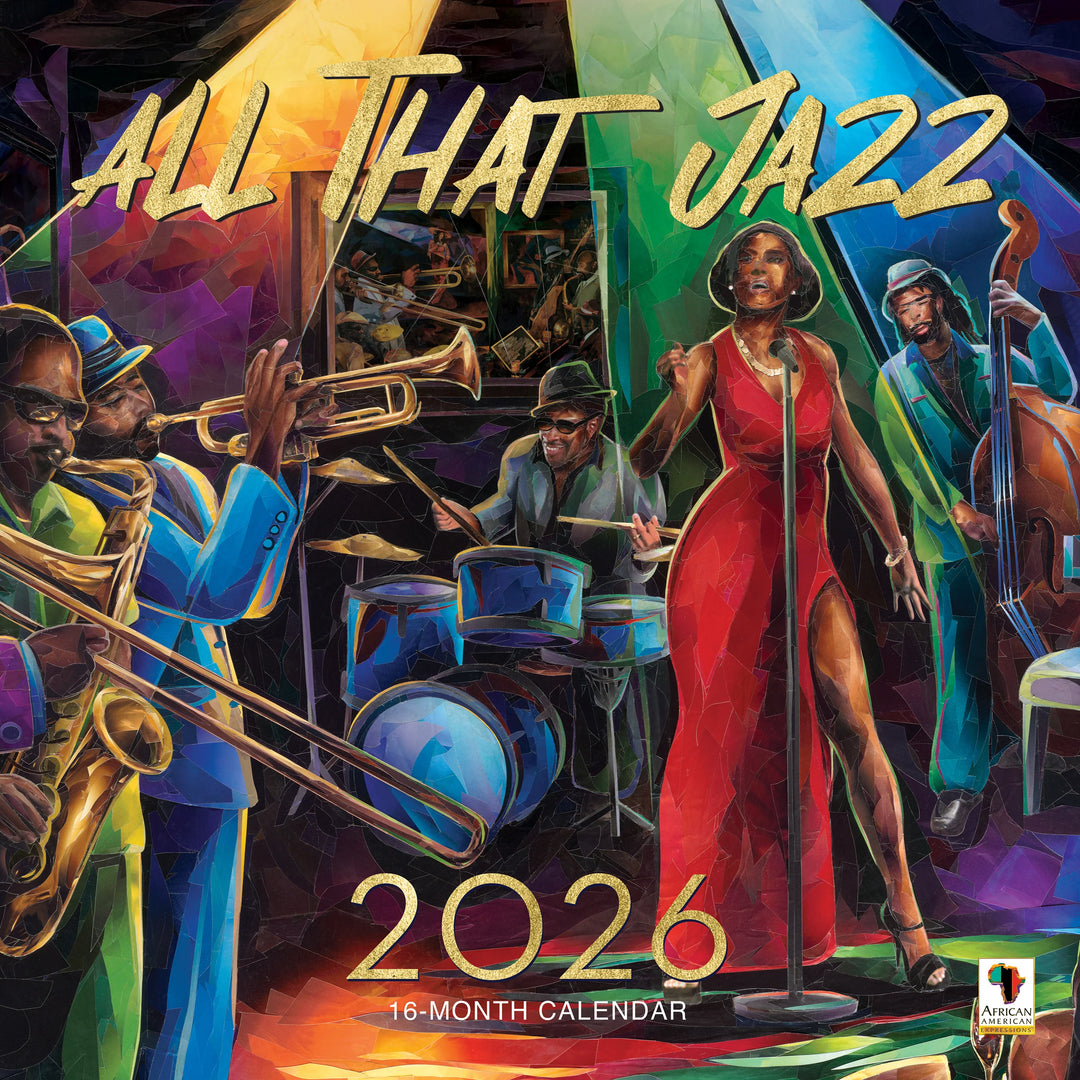 All That Jazz: Art of Carl M. Crawford 2026 Wall Calendar (Main)