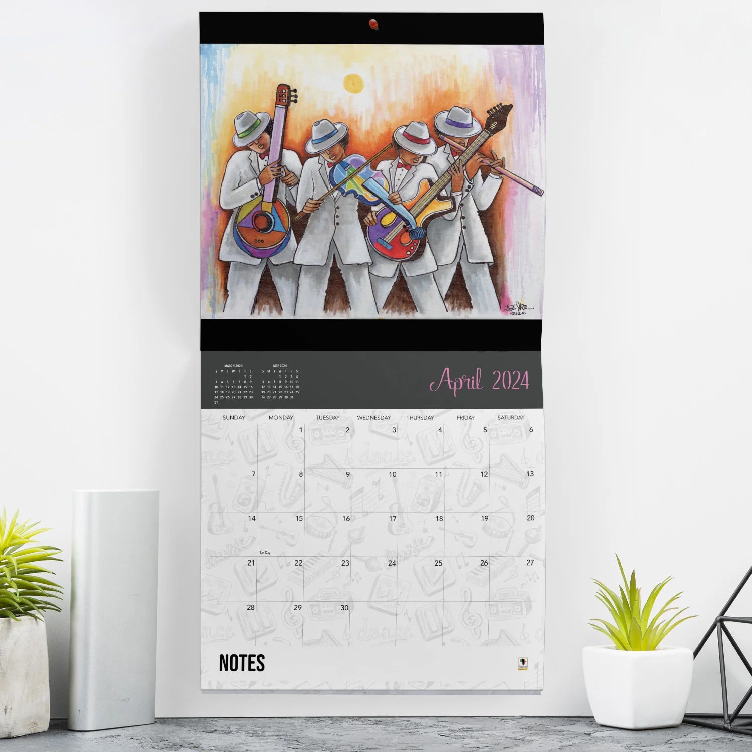 4 of 4: All That Jazz by D.D. Ike: 2024 African American Wall Calendar (Lifestyle)