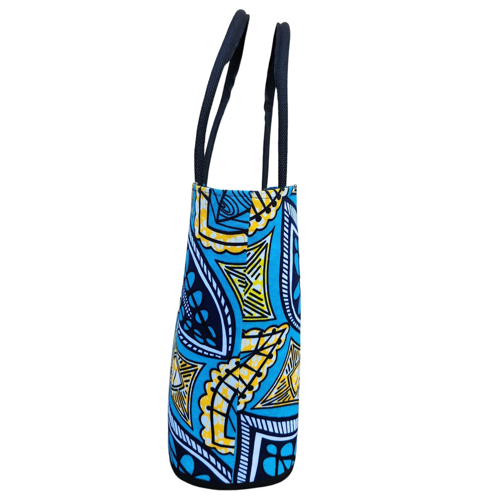 Amelia: Authentic African Malagasy Tote Bag