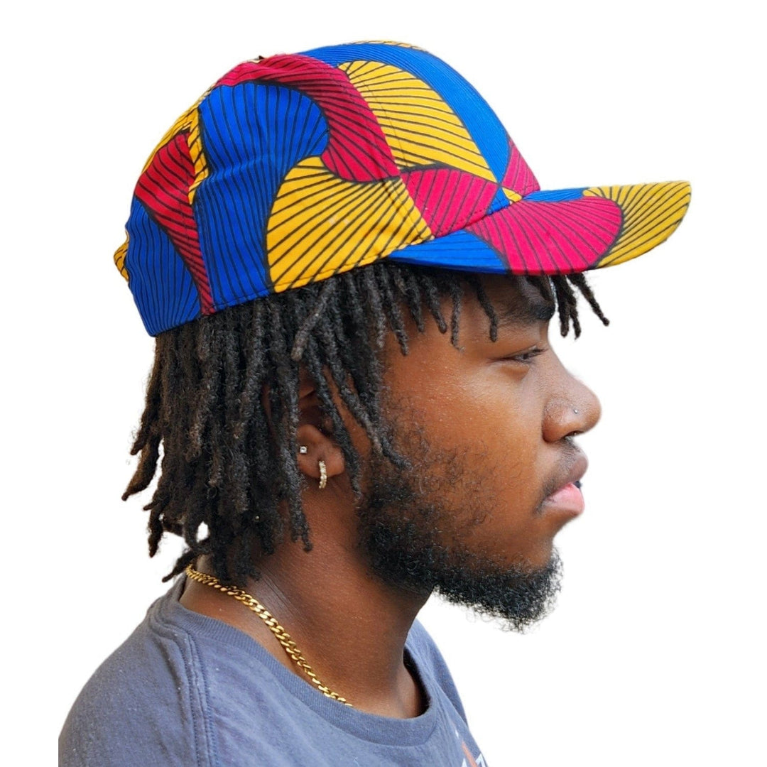 Ashon: Ankara/African Wax Print Unisex Snapback Baseball Cap